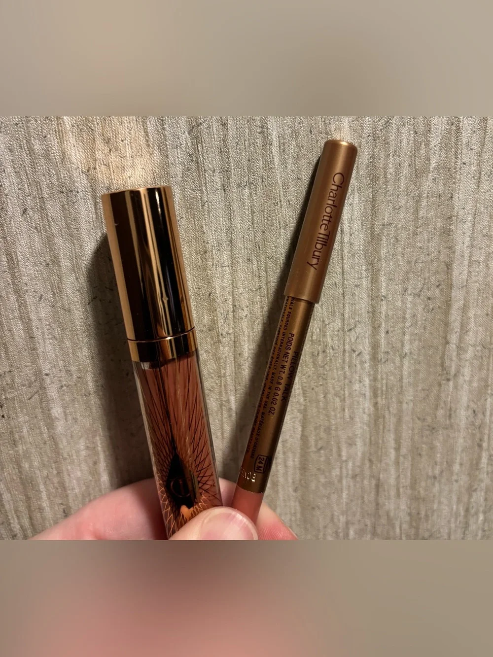 Charlotte Tilbury Pillow Talk Lip gloss and Lip Liner
